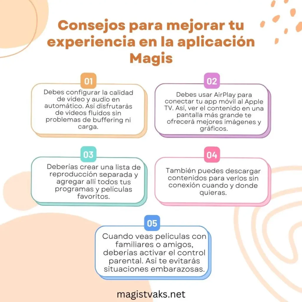Consejos para mejorar tu experiencia en la aplicación Magis