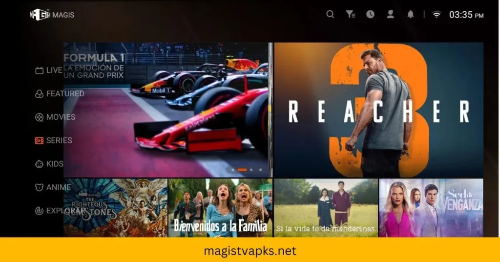 Introducción de Magis TV APK para PC