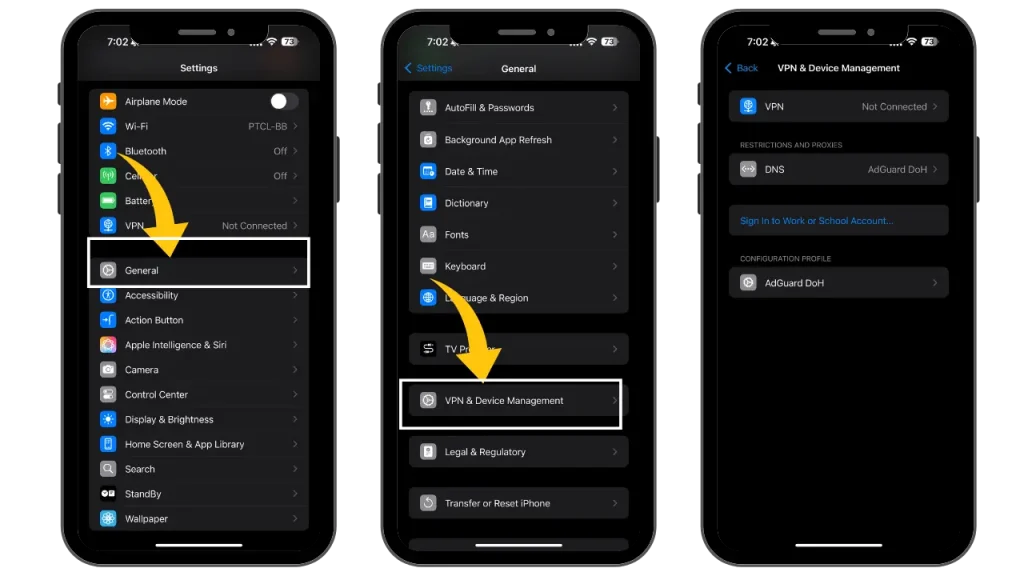 Pasos para todos los modos de desarrollador