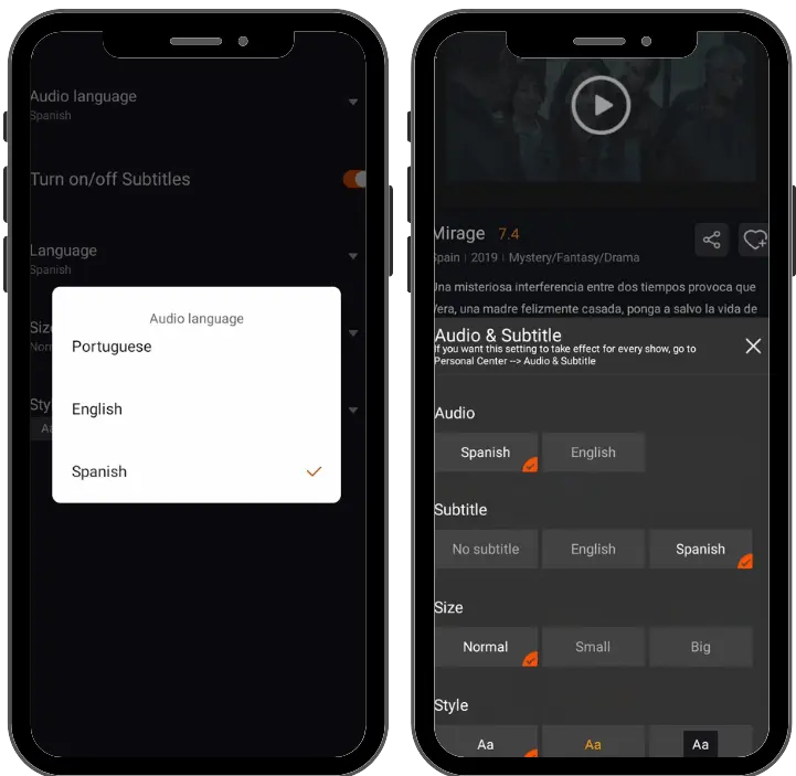 Soporte en varios idiomas