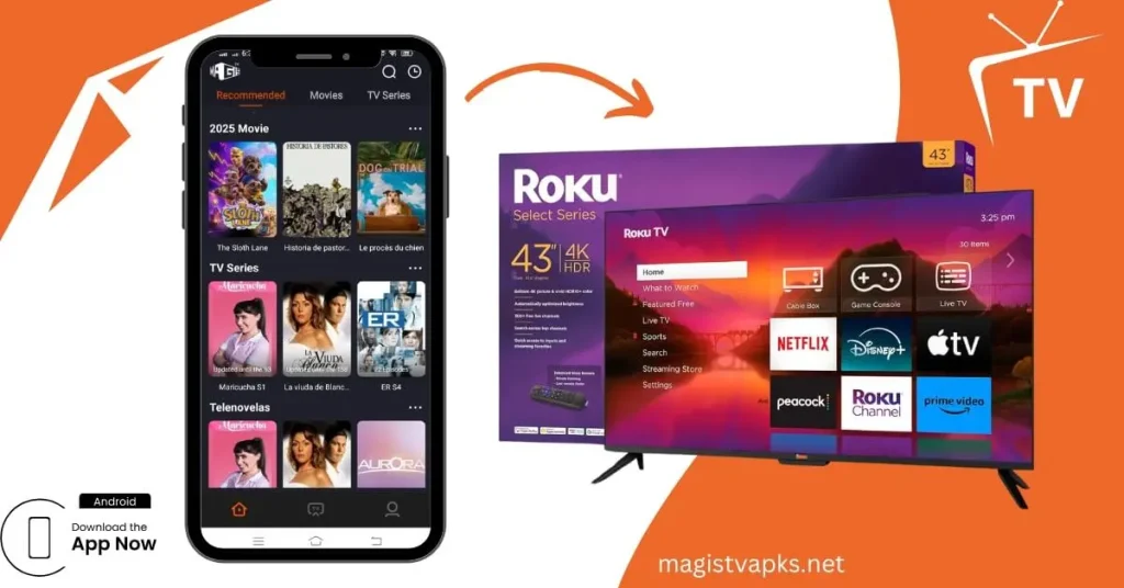introducción de magis tv para roku